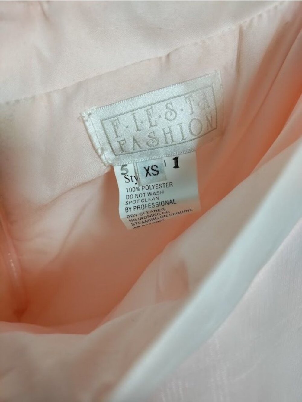 Pink  Princess Prom Dress Size XS Barbiecore Tulle Skirt Embellished Crop Top - Picture 4 of 16